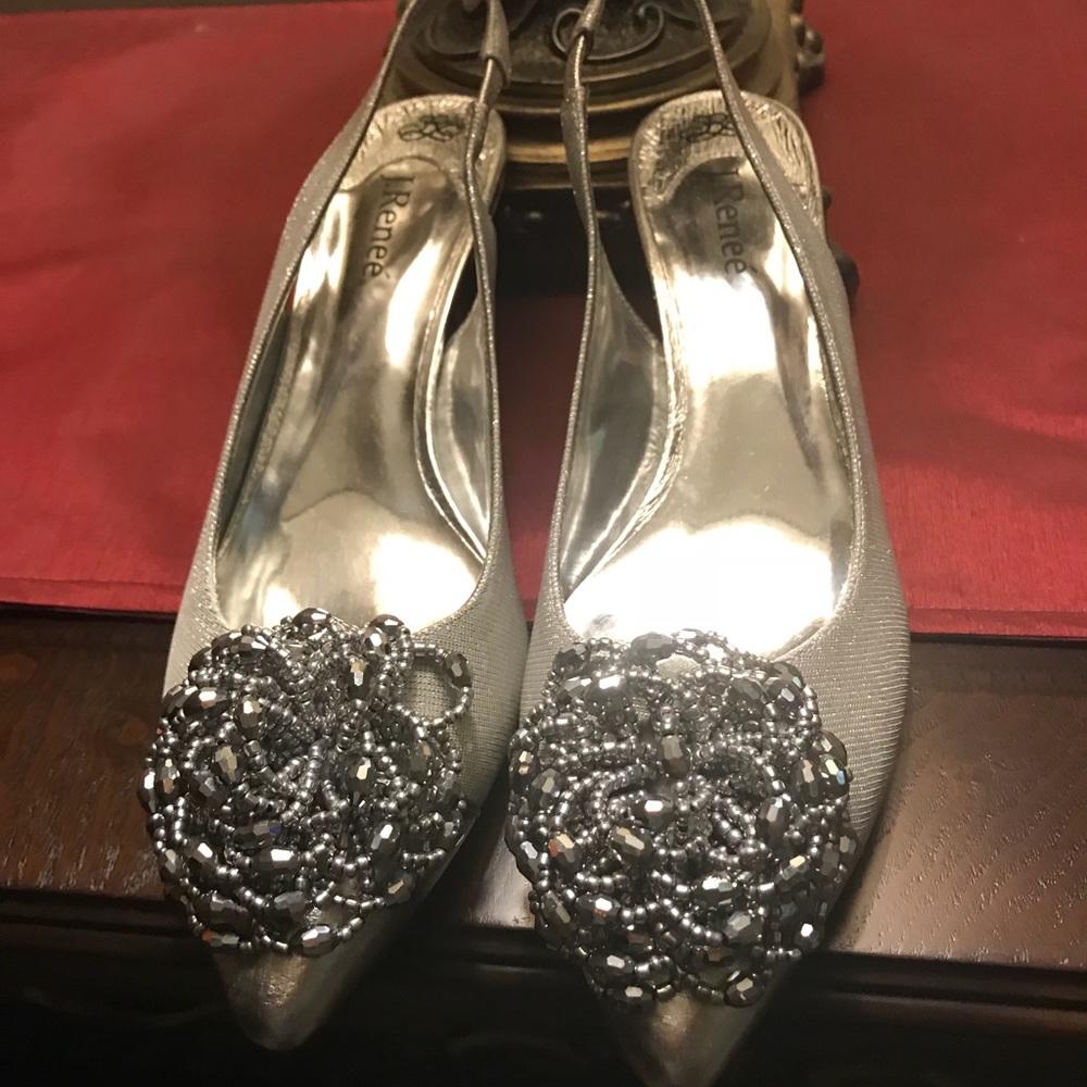 Silver 2” heel
